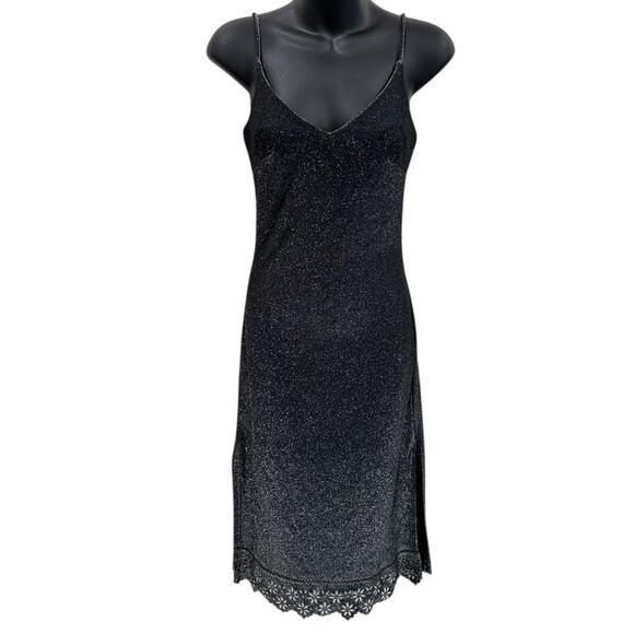 90s Rampage Chrome Shimmer Midi Dress - Picture 1 of 6